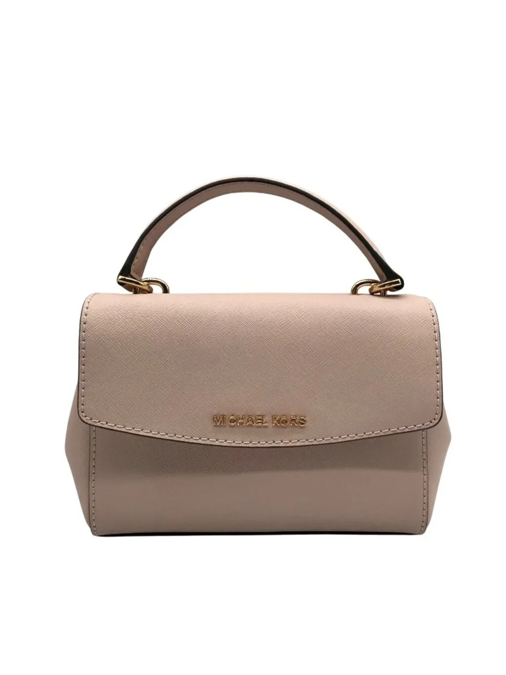 Michael Kors Soft Pink Saffiano Leather Ava Convertible Satchel